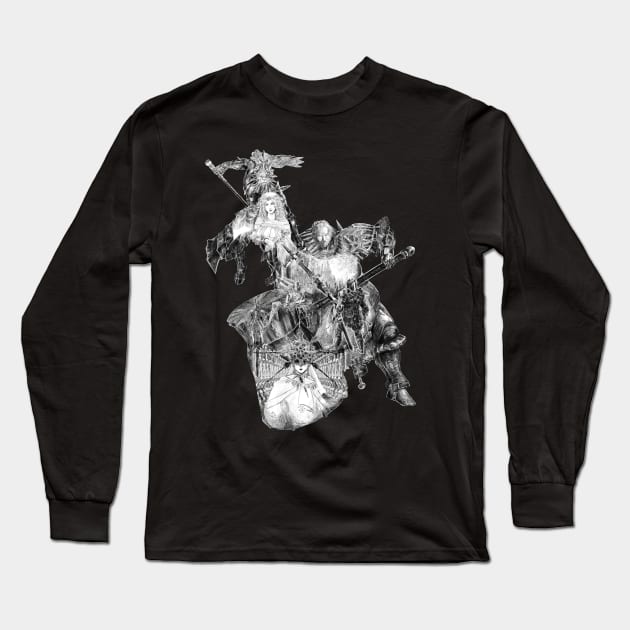 Anor Londo Long Sleeve T-Shirt by andrerb